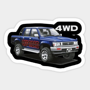 LN107 Hilux PickUp Double Cab 4WD '94 Sticker